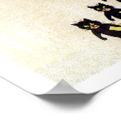 Maart van zwarte katten, Louis Wain Poster (Hoek)