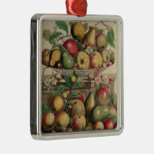 Maart, vanaf twaalf maanden fruit metalen ornament (Rechts)