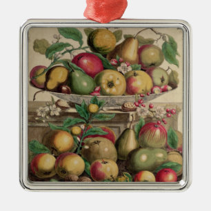 Maart, vanaf twaalf maanden fruit metalen ornament
