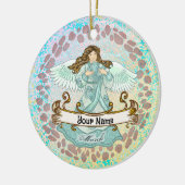 Maart Verjaardag Angel verjaardag aangepaste ornam Keramisch Ornament (Links)