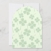 Maart Verjaardag Bull in Clovers Party Uitnodiging (Achterkant)