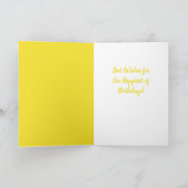 Maart verjaardag Daffodil Birth Flower Kaart (Binnen)