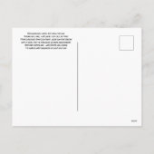 maart Vissen Verjaardag Briefkaart (Achterkant)