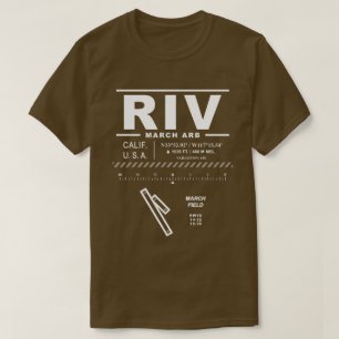 Maart Vliegbasis ARB Maart Veld RIV T-shirt