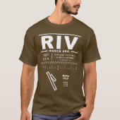 Maart Vliegbasis ARB Maart Veld RIV T-shirt (Voorkant)