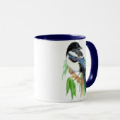 Maart, vogel, tuin, Natuur, wilde dieren Mok (Voorkant rechts)