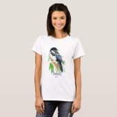 Maart, vogel, tuin, Natuur, wilde dieren T-shirt (Voorkant volledig)