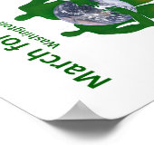 Maart voor het poster Wetenschap (Hoek)