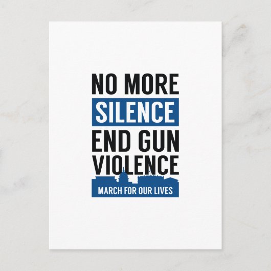 Maart voor ons leven briefkaart (Voorkant)