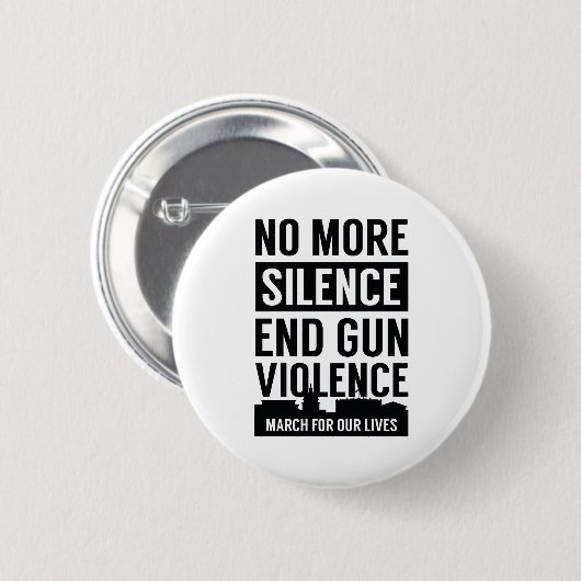 Maart voor ons leven ronde button 5,7 cm (Voorkant /achterkant)