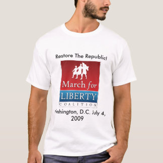 Maart voor vrijheid t-shirt