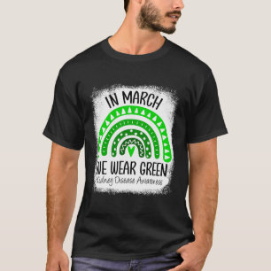 Maart We Draag Green Kidney Disease Awareness Ribb T-shirt