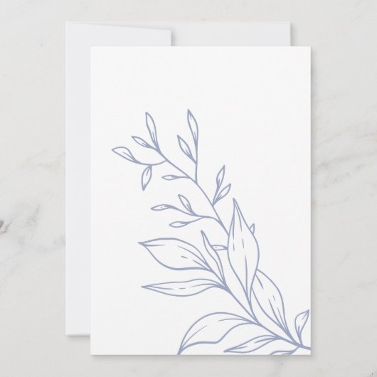 Maartenbloem Bruiloft Net Getrouwd Kaart (Achterkant)