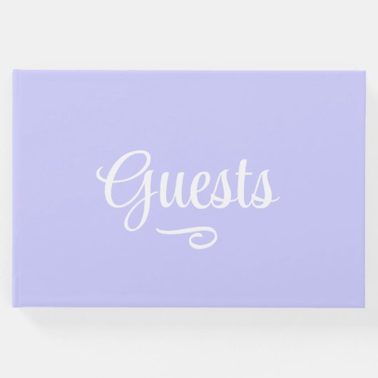 Maarts violette paars gastenboek (Voorkant)