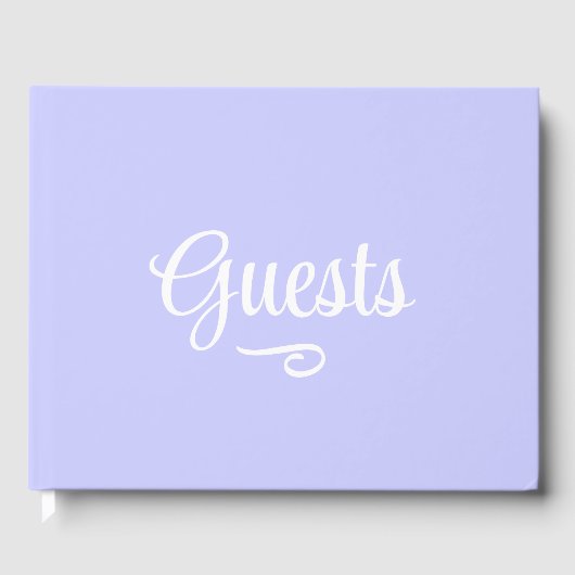 Maarts violette paars gastenboek (Voorkant)