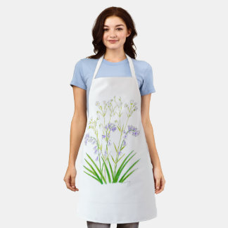 Maarts viooltje en muur sterrenbloem schort