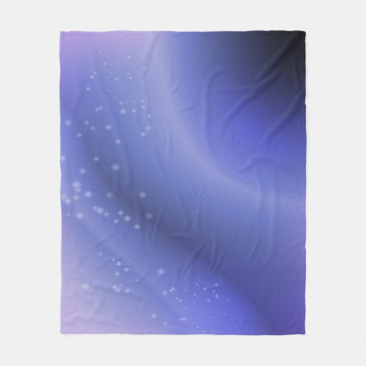 Maartsblauw Fleece Deken (Voorkant)