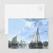 Maas in Dordrecht tegen Dag Briefkaart (Voorkant / Achterkant)