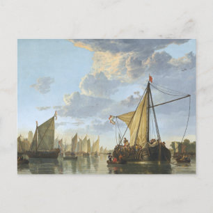 Maas in Dordrecht tegen Dag Briefkaart