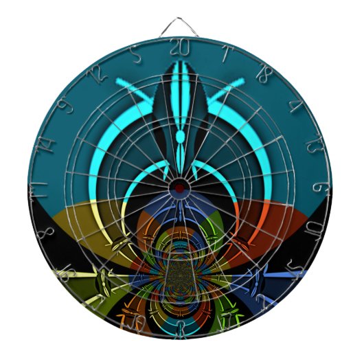 Maasai Colors Hakuna Matata Dartbord (Voorkant)