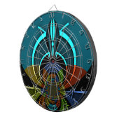 Maasai Colors Hakuna Matata Dartbord (Voorkant Rechts)