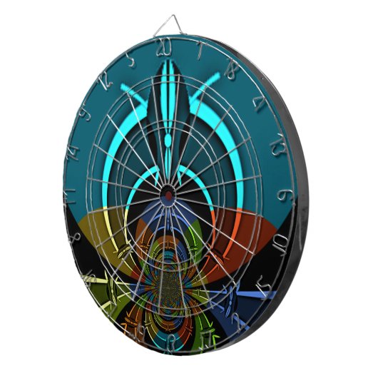 Maasai Colors Hakuna Matata Dartbord (Voorkant Rechts)