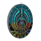 Maasai Colors Hakuna Matata Dartbord (Voorkant Links)