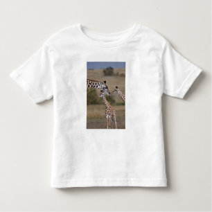 Maasai Giraffe (Giraffe Tippelskirchi) Kinder Shirts
