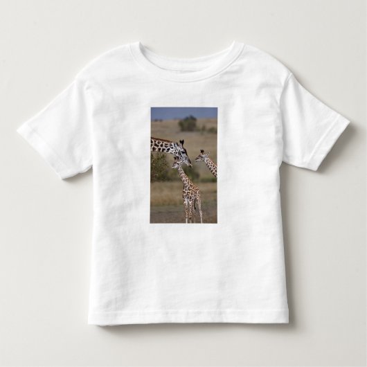Maasai Giraffe (Giraffe Tippelskirchi) Kinder Shirts (Voorkant)