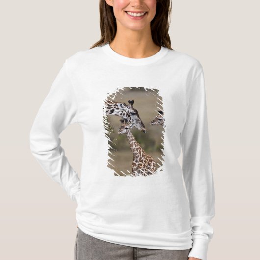 Maasai-giraffe (Giraffe Tippelskirchi) T-shirt (Voorkant)