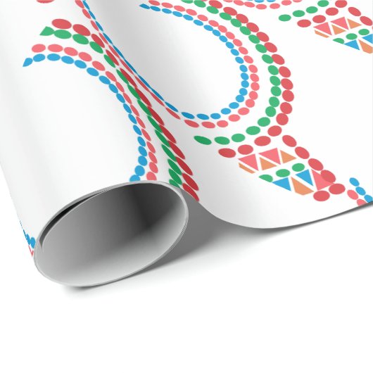 Maasai Ketting Cadeaupapier (Rol Hoek)