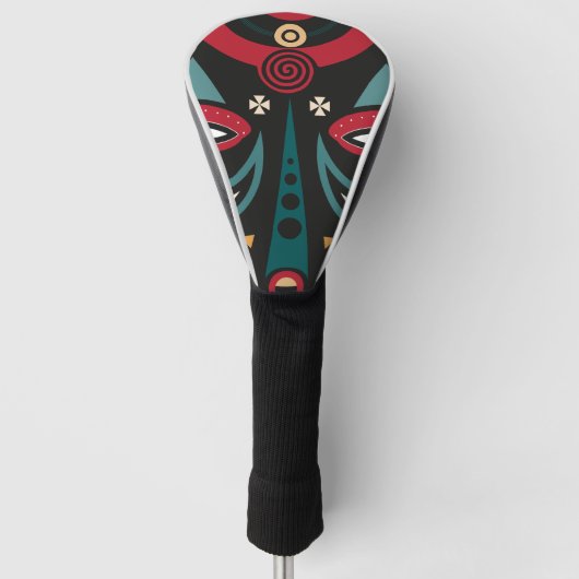 maasai krijger golfheadcover (Voorkant)