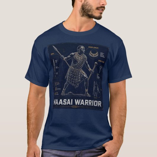 Maasai-krijger T-shirt (Voorkant)
