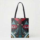 Maasai krijger tote bag (Voorkant)