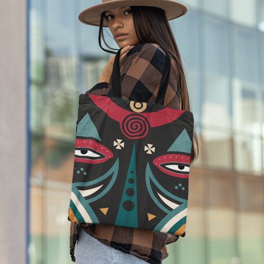 Maasai krijger tote bag