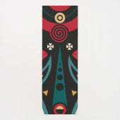 maasai krijger yogamat (Achterkant)