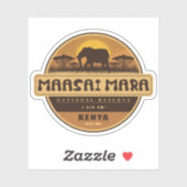 Maasai Mara , National Reserve , Kenya  Sticker (Vel)