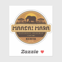 Maasai Mara , National Reserve , Kenya  Sticker