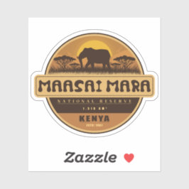 Maasai Mara , National Reserve , Kenya  Sticker