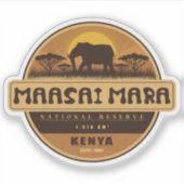 Maasai Mara , National Reserve , Kenya  Sticker (Voorkant)