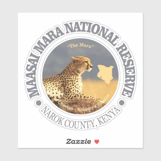 Maasai Mara NR Sticker (Vel)