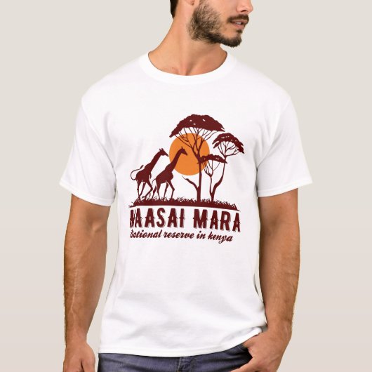 Maasai mara t-shirt (Voorkant)