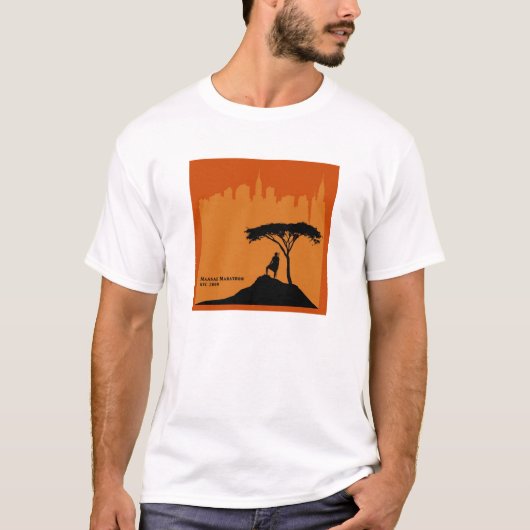 Maasai Marathon Square logo 2009 T-shirt (Voorkant)