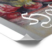 Maasai moeder en kind met Lion Art Print / Graphic (Hoek)