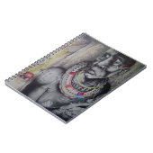 Maasai moeder en kind met Lion Art Print / Graphic Notitieboek (Linkerzijde)