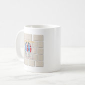 Maasai Morans Christelijke kunst Print Koffiemok (Voorkant links)