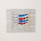 Maasai Morans Christelijke kunst Print Legpuzzel (Horizontaal)