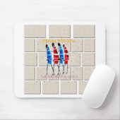 Maasai Morans Christelijke kunst Print Muismat (Met muis)