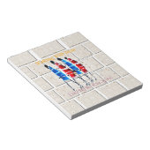 Maasai Morans Christelijke kunst Print Notitieblok (Schuin)