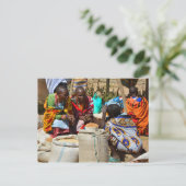 Maasai People Briefkaart (Staand voorkant)